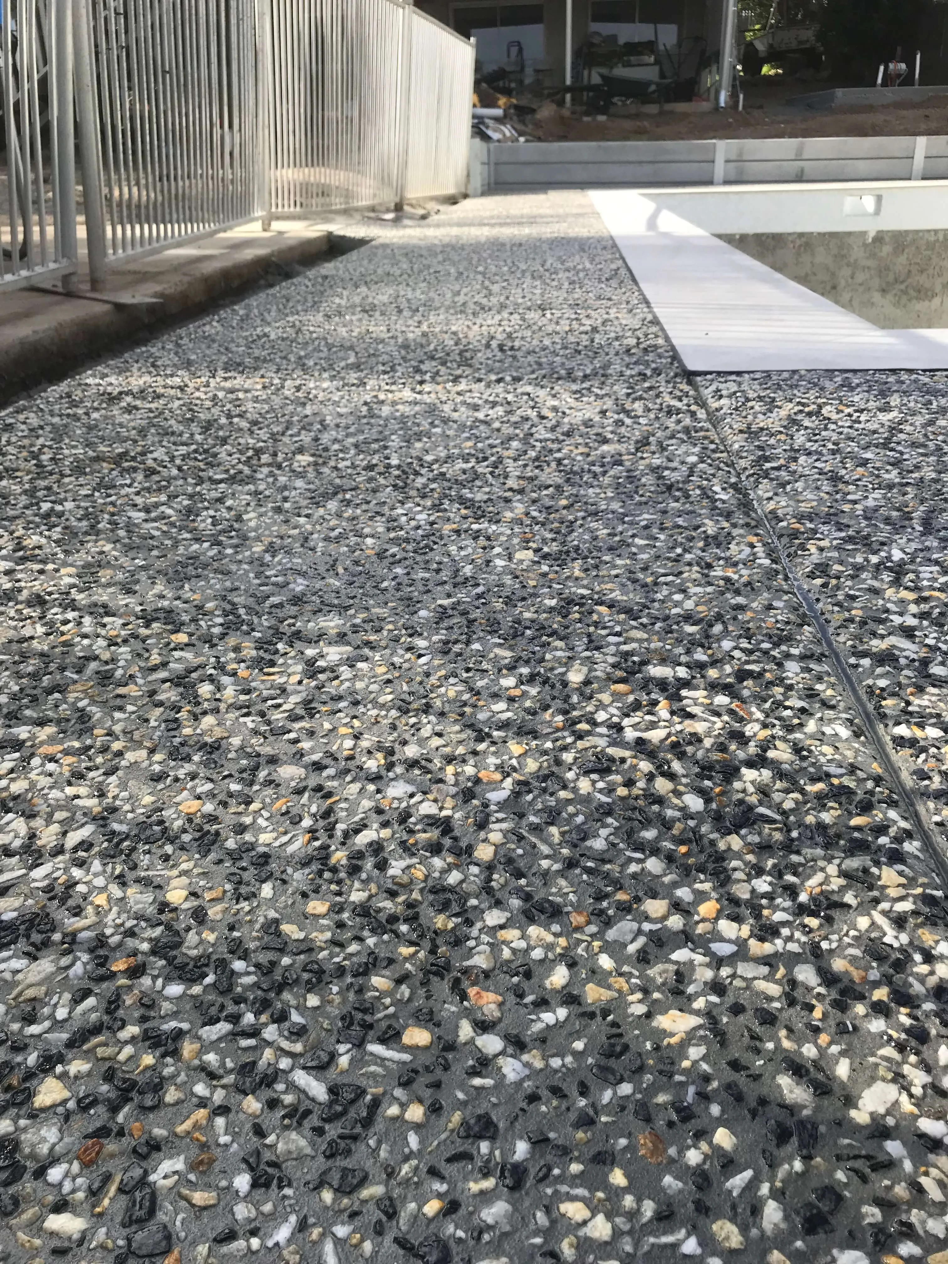 Decorative Concrete - Colored concrete driveway with custom patterns and finishes